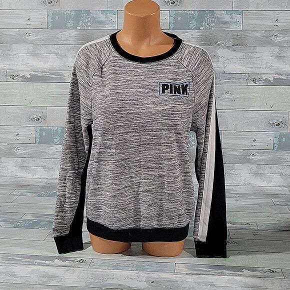 Victoria's Secret PINK Long Sleeved Crew Neck Sweatshirt sz Small - Picture 1 of 5